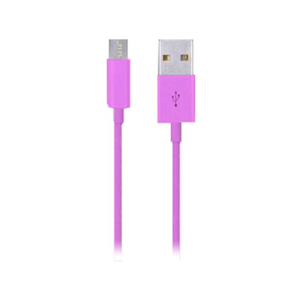 Cable De Carga Y Datos Micro Usb Color Rosa Tel